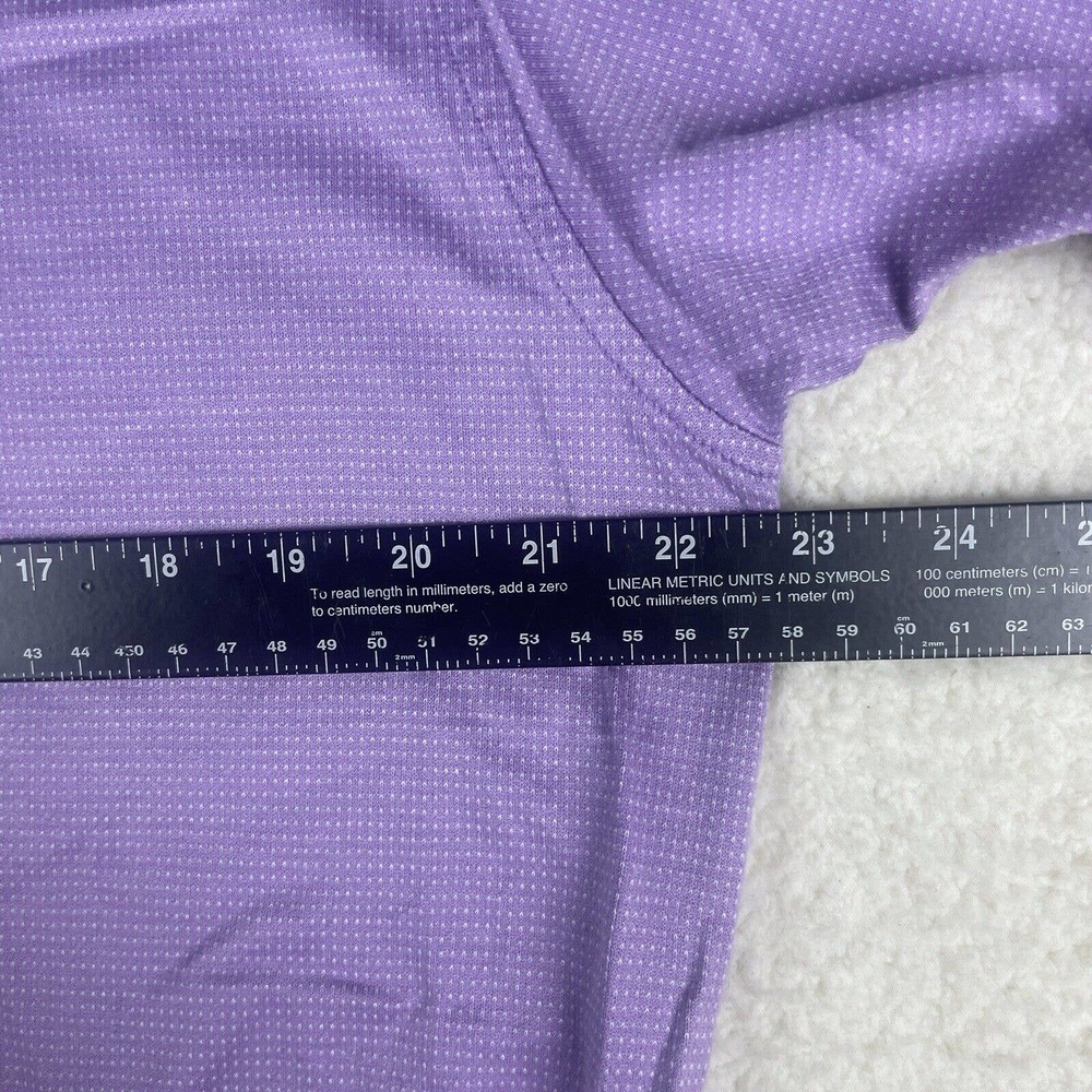 Peter Millar Purple Lavendar Polo Golf Shirt Large - Picture 5 of 9